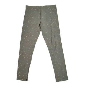 2/$20 George Green Leggings With Hearts Pattern PantsSize: XL ( youth)